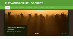 Desktop Screenshot of flatwoodschurchofchrist.org